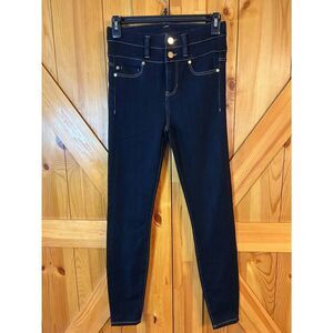 Liverpool Los Angeles Dark Wash High Rise Ankle Skinny Jeggings Size 0 (5032)